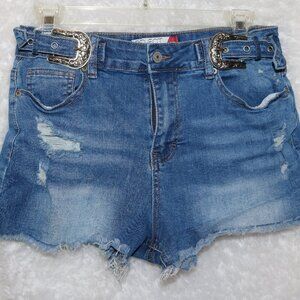 Project Rebel denim size 7 juniors distressed shorts
